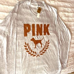 Pink Shimmer Glitter Long Sleeve Top